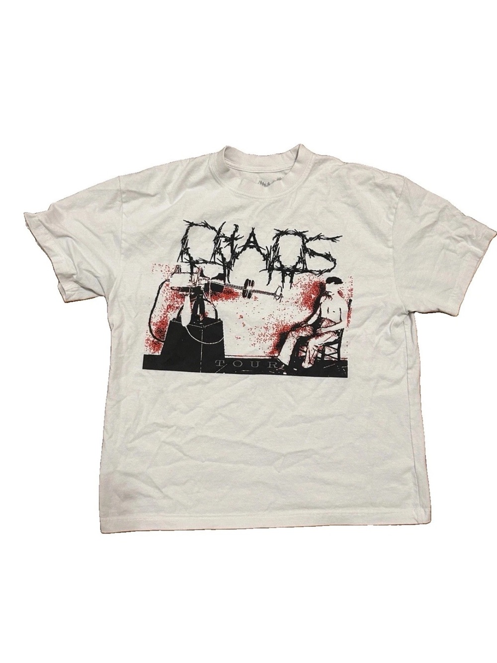 2024 Ken Carson A Great Chaos Offical Tour Merch T-Shirt Men’s Large Band USA